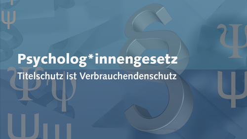 Titelschutz ist Verbraucherschutz Titelschutz ist Verbraucherschutz