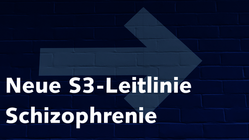 Neue S3-Leitlinie Schizophrenie Neue S3-Leitlinie Schizophrenie